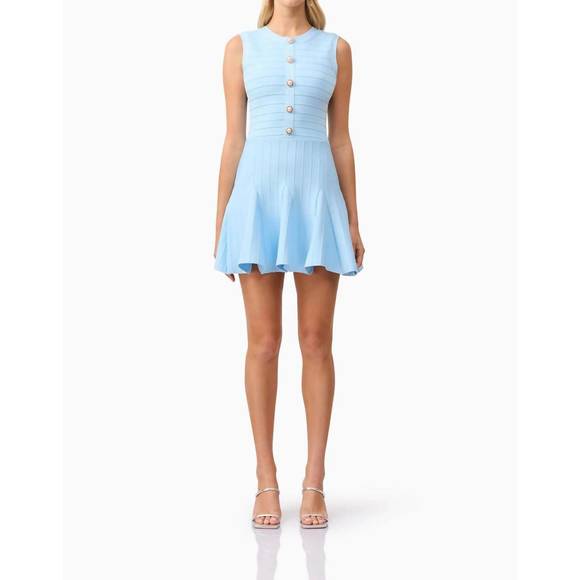 NEW ELLIATT fiona mini dress in blue
